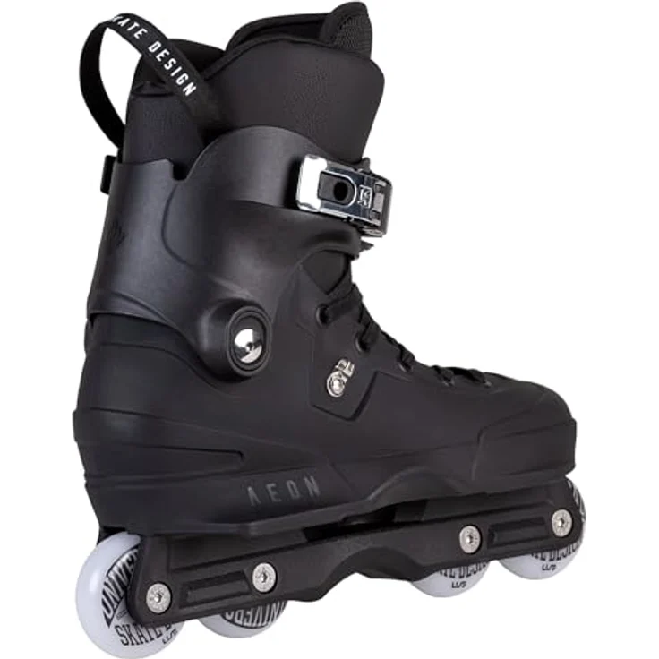 Usd Aeon Team 60, Inline Skates mit Unibody-Design, schwarzer verstellbarer Schaft und breiter Soulplate, Größe 40 – Bild 3