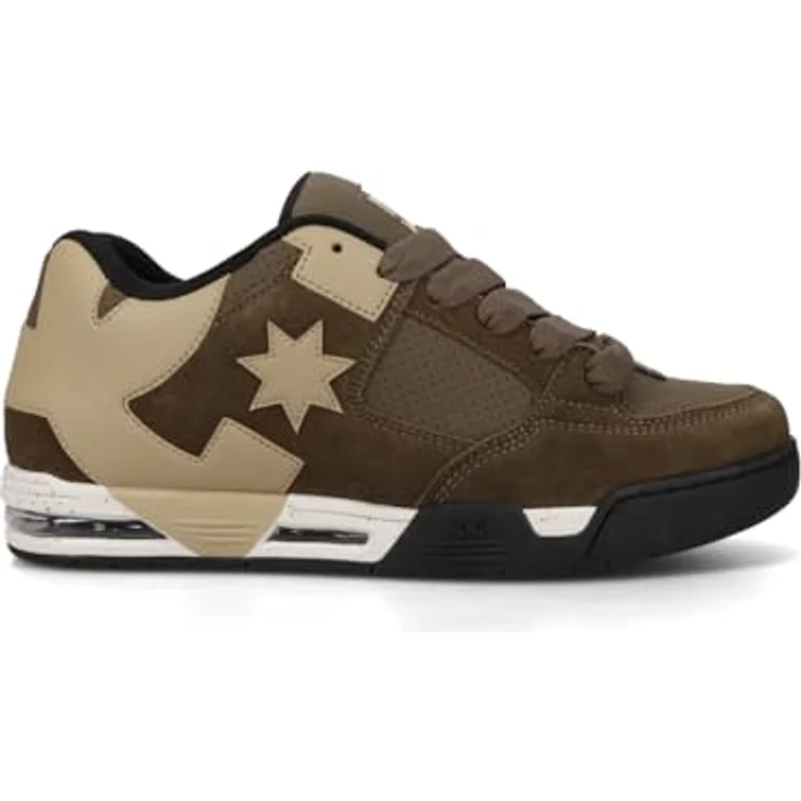 DC Shoes Dc Command, Lederschuhe für Herren, Komfort-Mesh-Futter, Olivbraun, Größe 8 (UK) / 42 (EU) / 9 (US) – Bild 2