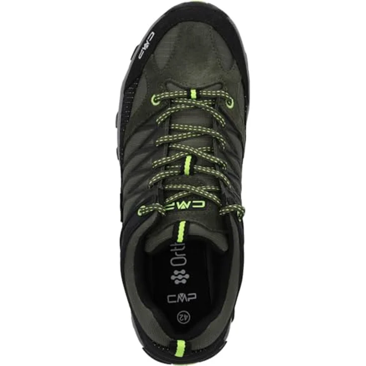 CMP Rigel Low, Wanderschuh für Herren, wasserdicht, grüner Trekking Schuh mit rutschfester Sohle – Bild 6
