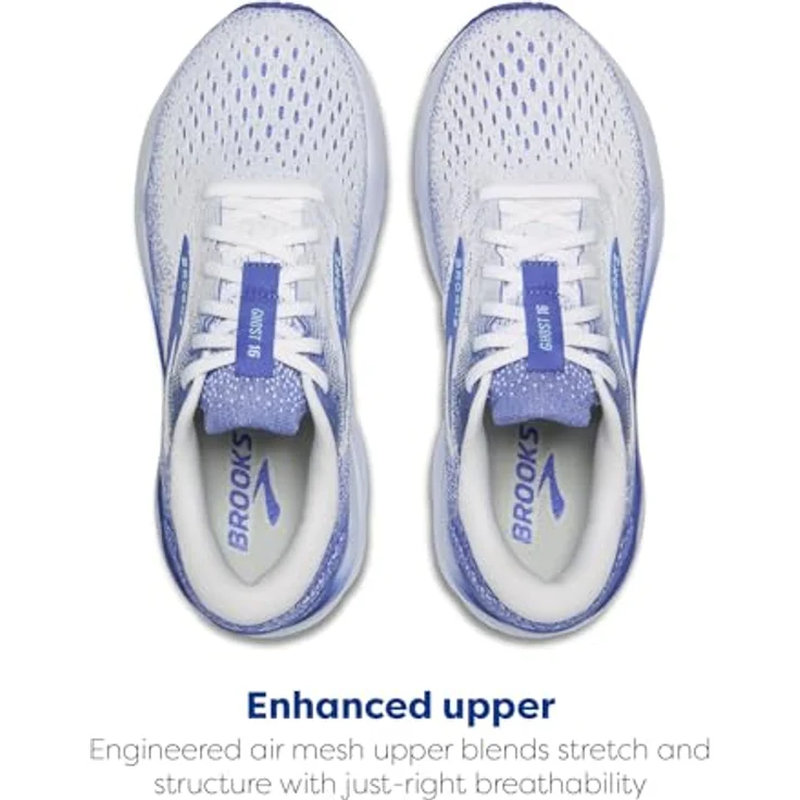 Brooks Ghost 16, Laufschuhe mit softer Dämpfung und verbessertem Obermaterial, Blau, Gr. 38 – Bild 4