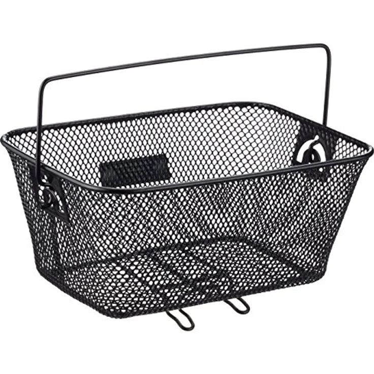 Prophete Fahrradkorb für Gepäckträger, engmaschiges Wabengitter, PE-kunststoffbeschichtet, 300 x 220 x 130 mm – Bild 2