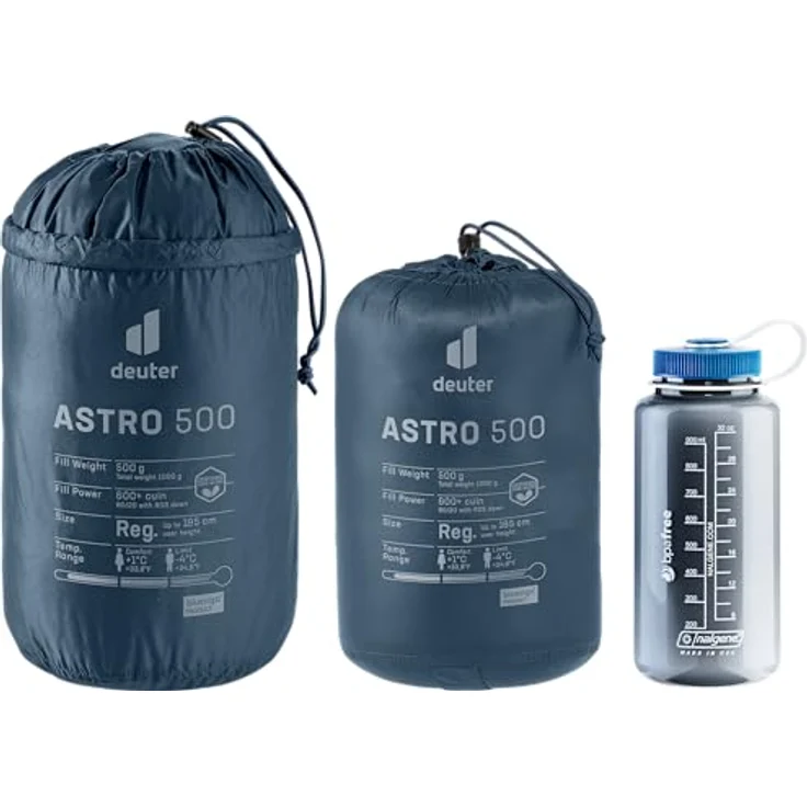 deuter Unisex-Adult Astro 500 Daunenschlafsack, Marine-Ink, Zipper Left, bluesign product mit RDS-zertifizierter Daune – Bild 5