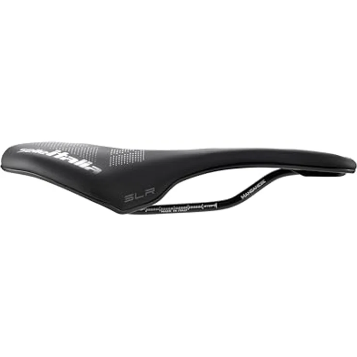 Selle Italia SLR Boost TM Superflow, Fahrradsattel mit klassischem SLR-Design, Gel-Polsterung und Carbonfaser-Schale - Größe L3, Schwarz – Bild 3