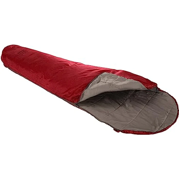 Grand Canyon Whistler 190 Mumienschlafsack, rot, leichtes Ripstop-Material, für Temperaturen bis 1 °C, für Körpergröße bis 190 cm – Bild 3
