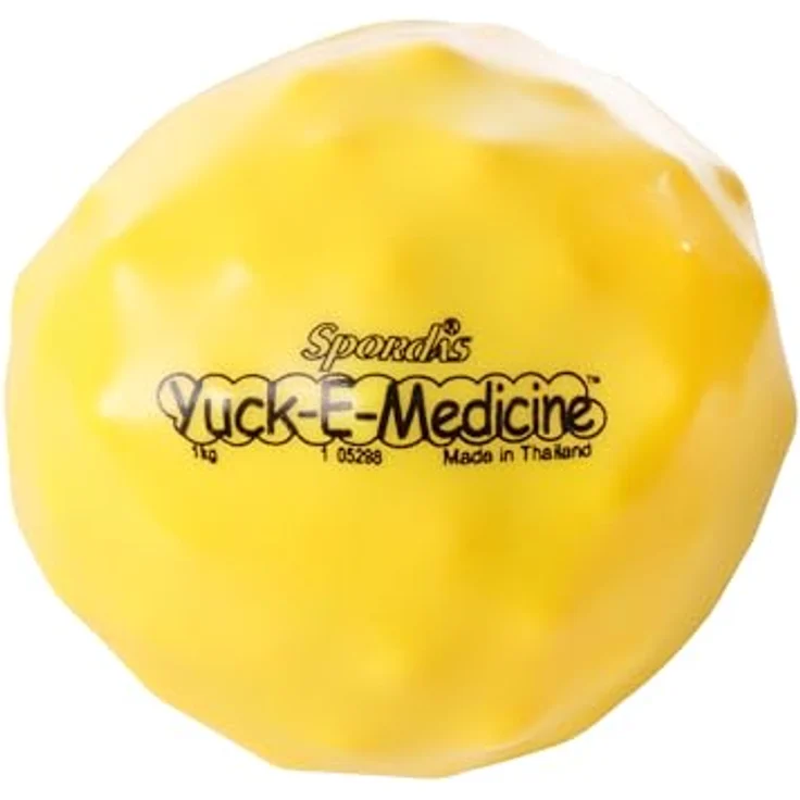 Sport-Thieme Spordas Medizinball Yuck-E-Medicine, zur Muskulaturkräftigung und Verbesserung von Koordination und Balance, schadstofffreies Gel mit Polymer-Kugeln – Bild 1