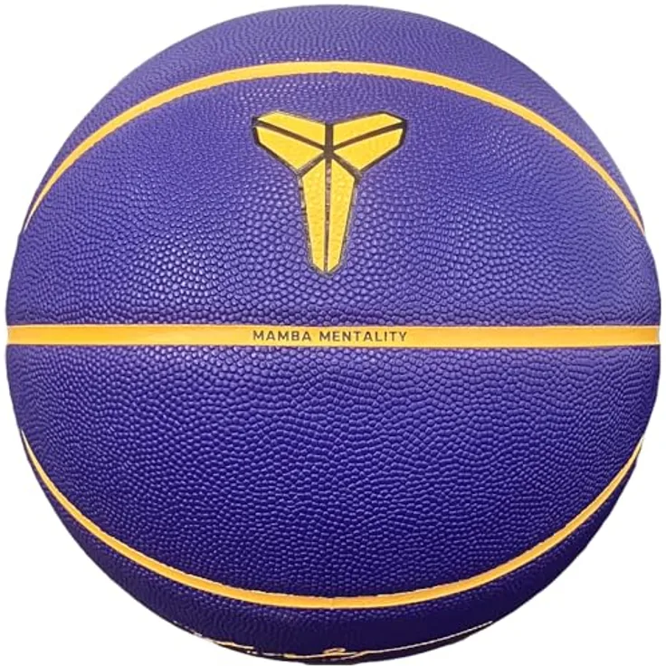 Nike All Court 8P Basketball Kobe Bryant Edition, Größe 7, für Indoor & Outdoor, lila/Gold/schwarz