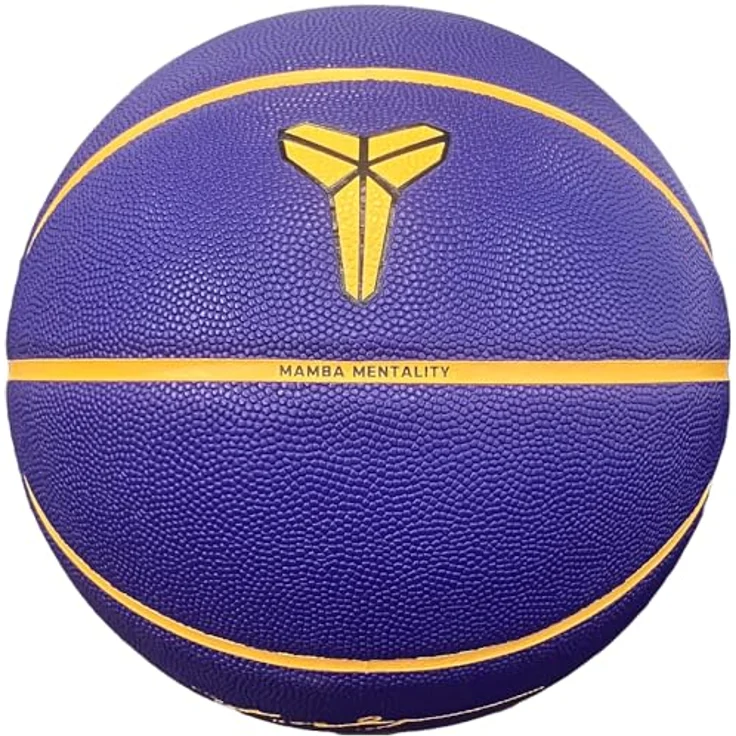 Nike All Court 8P Basketball Kobe Bryant Edition, Größe 7, für Indoor & Outdoor, lila/Gold/schwarz – Bild 1