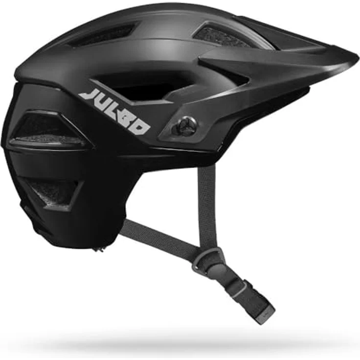 Julbo Rock MTB-Helm, schwarz, 58-62 cm, mit 20 Belüftungsöffnungen, Coolmax® Komfortfutter und Pferdeschwanz-Kompatibilität – Bild 3
