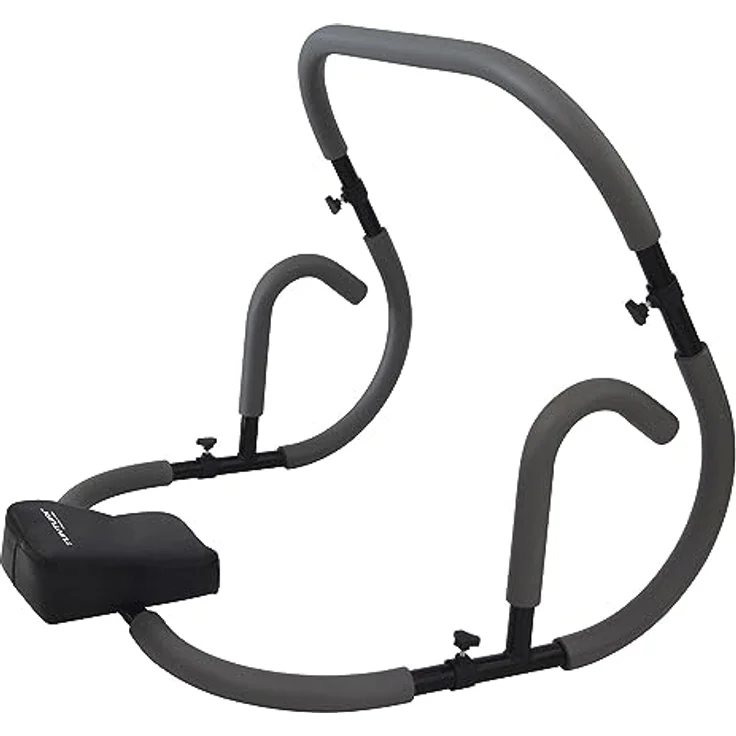 Tunturi AB-Trainer - Bauchtrainer - Abtrainer, Stabiler Stahlrohrrahmen, gepolsterte Armstützen, grau