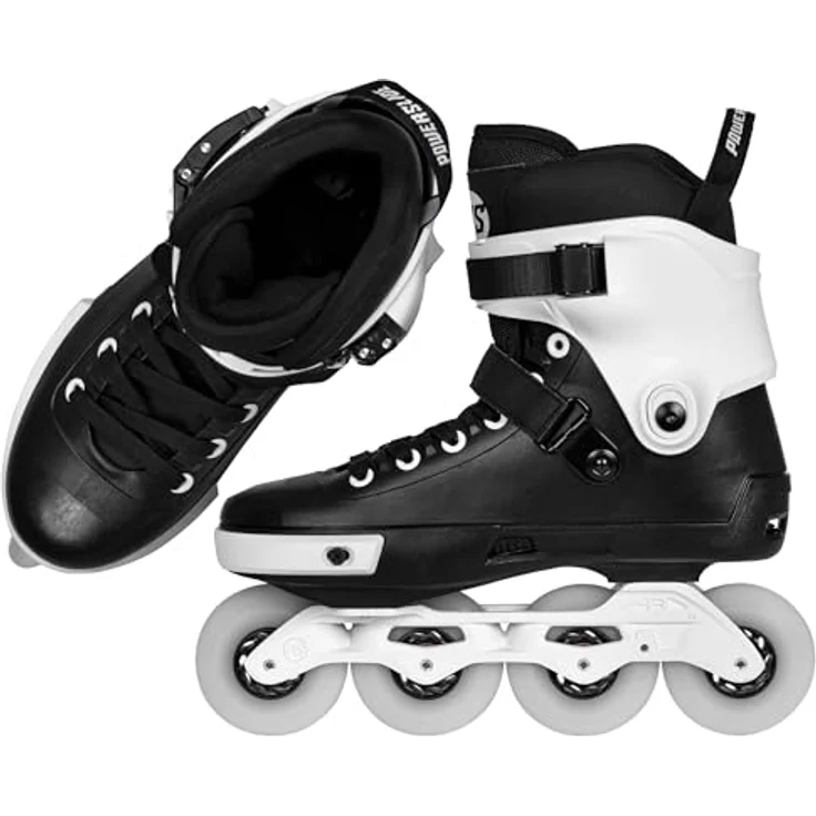 Powerslide NEXT Core Black 80, Inline Skates mit TRINITY 3-Punkt-Befestigung, 80mm Rädern, schwarz – Bild 4