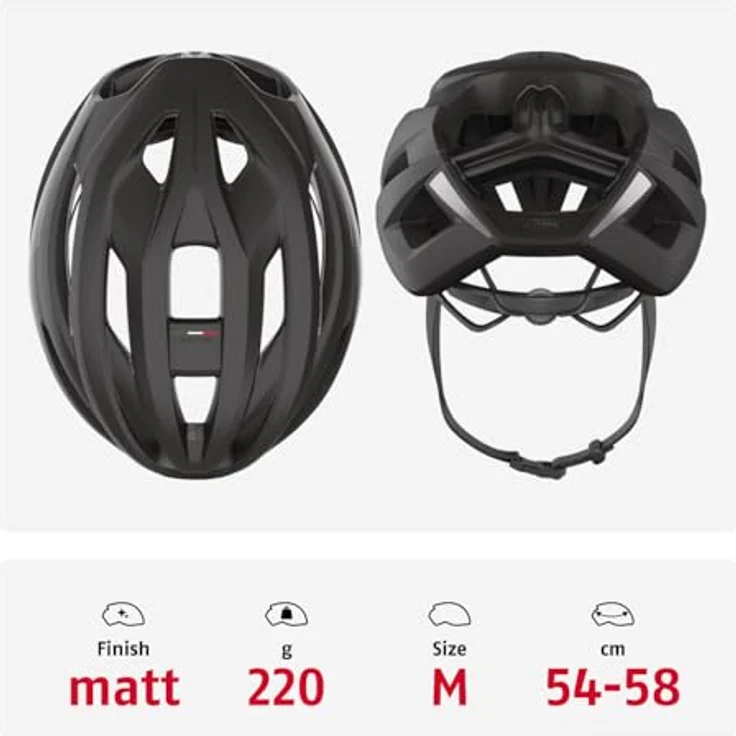 Abus StormChaser ACE, Velohelm (54 - 58 cm) mit optimierter Belüftung und anpassbarem Verstellsystem – Bild 3