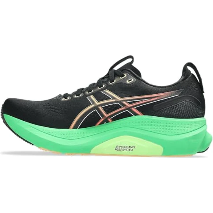 Asics GEL-KAYANO 32, Herren Laufschuhe mit hoher Dämpfung und atmungsaktivem Obermaterial, schwarz – Bild 8