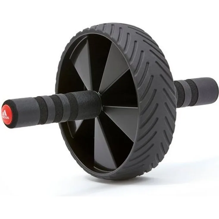 adidas Performance AB-Roller Ab Wheel, Bauchtrainer zur Stärkung der Bauchmuskulatur, schwarz