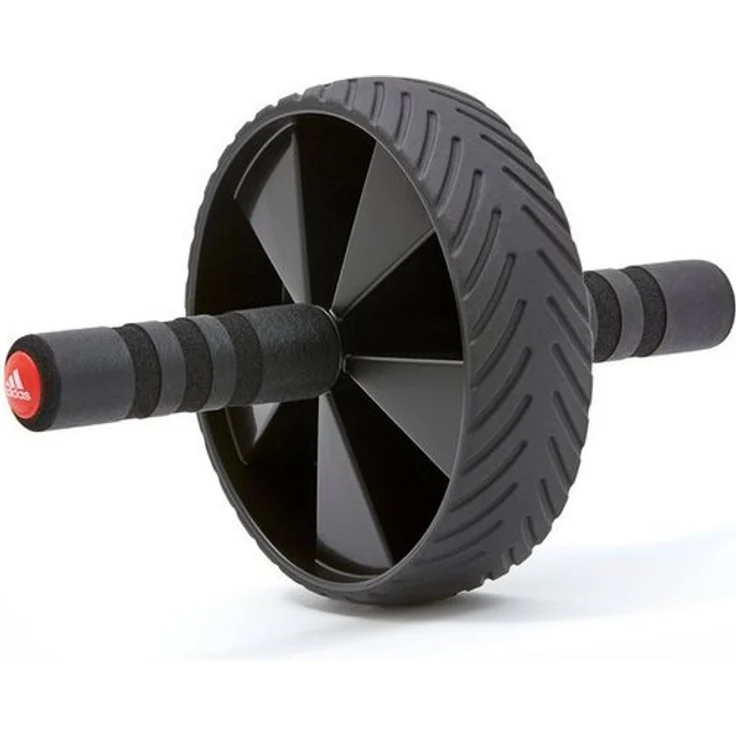 adidas Performance AB-Roller Ab Wheel, Bauchtrainer zur Stärkung der Bauchmuskulatur, schwarz