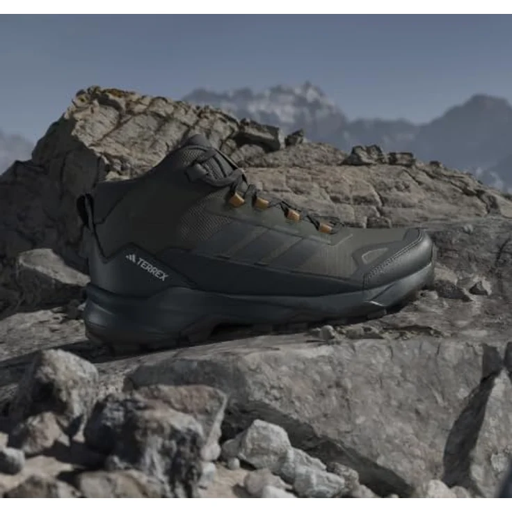 Adidas Terrex Skychaser AX5 GORE-TEX, Herren-Wanderschuhe in Grün, wasserdicht und atmungsaktiv, dämpfende OrthoLite®-Einlegesohle, hervorragender Grip – Bild 2