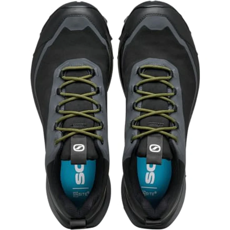 Scarpa Ribelle Cross 2 GTX Herren Laufschuhe, atmungsaktiv und wasserdicht, schwarz/oliv, Größe 43.5 – Bild 5