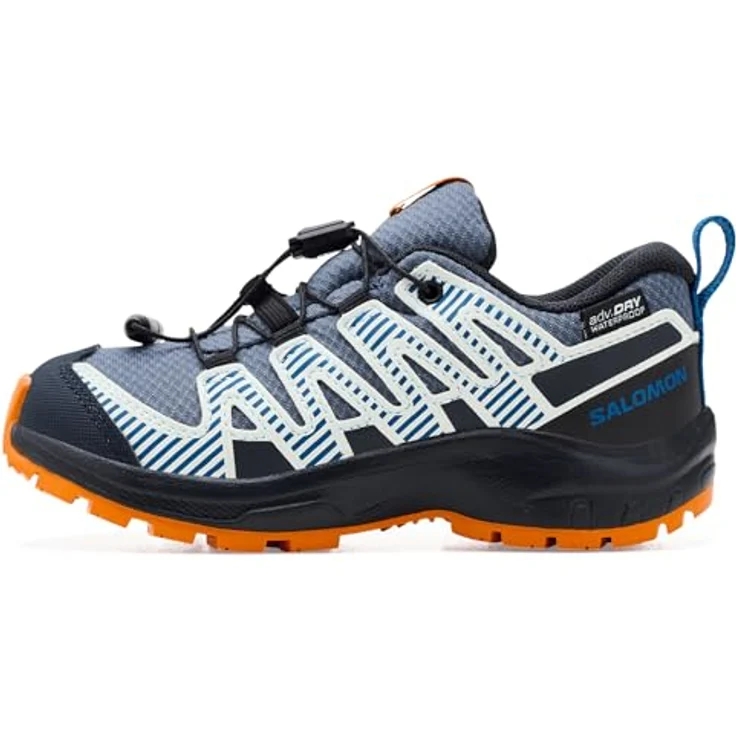 Salomon XA PRO V8 WP J, wasserdichter Unisex-Outdoorschuh mit Schnellverschluss und strapazierfähigem Obermaterial – Bild 4