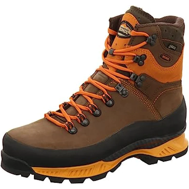 Meindl Island MFS Rock, Herren Wanderschuhe mit Gore-Tex, wasserdicht, Memory Foam, 44.5, orange – Bild 1