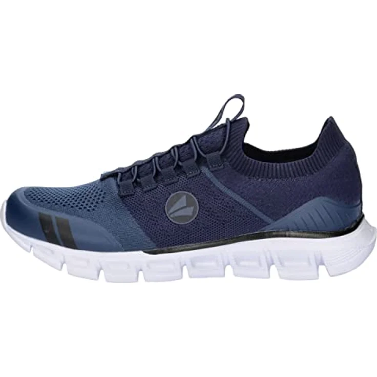 JAKO Unisex Sneaker Premium Knit, Laufschuhe mit ShockAbsorb EVA-Zwischensohle, atmungsaktivem AirFlow Mesh und Ortholite-Einlagen, marine/darkblue, Größe 46 – Bild 2