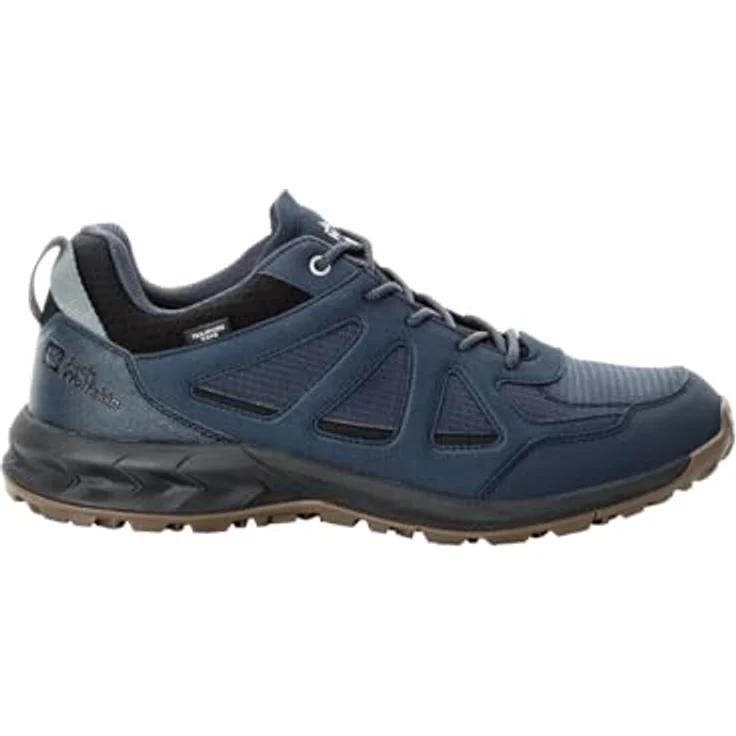 Jack Wolfskin WOODLAND 2 TEXAPORE LOW M Wanderschuh, wasserdicht und atmungsaktiv, griffige Gummisohle, REFLEX FOAM-Mittelsohle – Bild 2