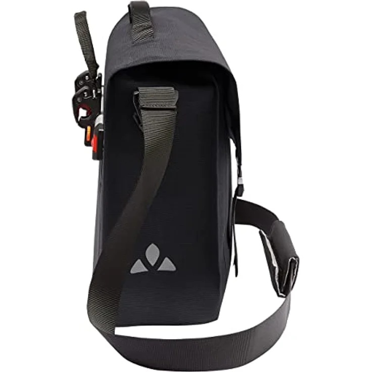 Vaude Velotasche Bayreuth M, 12 l Gepäckträgertasche aus 100% recyceltem Polyester, wasserdicht, mit Laptop-Fach – Bild 3
