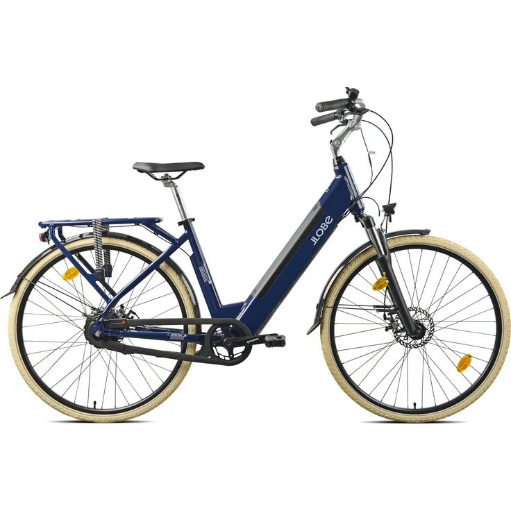 LLobe City E-Bike 28" Millenium 2G, 36V/13Ah, 2 Gang Automatikschaltung, urbaner Stil und komfortable Mobilität in der Stadt, schwarz