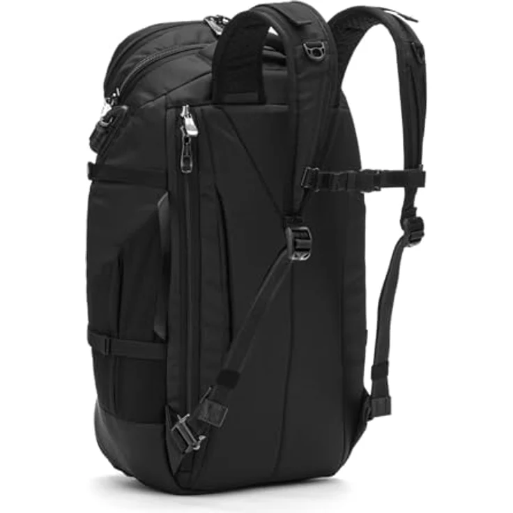 Pacsafe Venturesafe EXP35, RFID Wanderrucksack mit Laptopfach 52 cm, schwarz – Bild 4