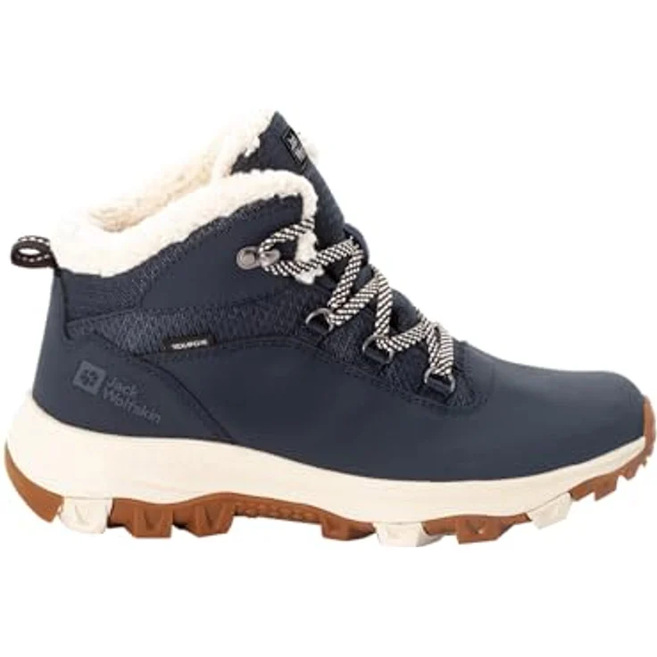 Jack Wolfskin Everquest Texapore Mid W, Damen Wanderschuhe mit wasserdichter Membran für Wintereinsätze, Blau, Größe 39 – Bild 2