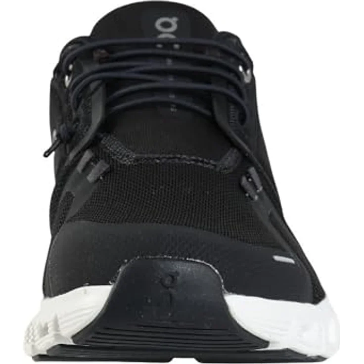 ON Cloud 6, Laufschuhe mit atmungsaktiver Technologie und gepolsterter Dämpfung, schwarz/weiß, Größe 43 – Bild 4