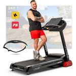 HS HOP-SPORT elektrisches Laufband HS-3500LB, 3,5 PS Motor, Auto Incline, gelenkschonende Dämpfung - schwarz