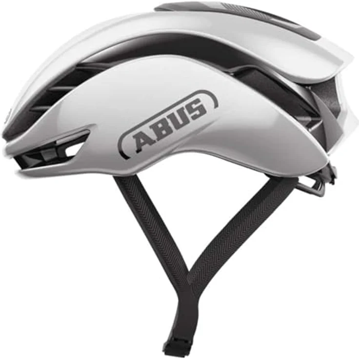 Abus GameChanger 2.0, Velohelm (54 - 58 cm) mit aerodynamischer Form und optimalem Luftstrom, Weiß – Bild 6
