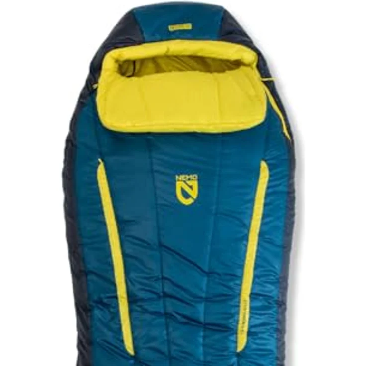 Nemo Equipment Forte Endless Promise, Schlafsack (208 cm) mit recycelbarem Material, Primaloft RISE Füllung und Thermo Gill Ventilationssystem, für Seitenschläfer geeignet – Bild 5