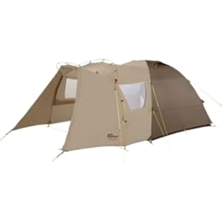 Jack Wolfskin Grand Illusion Iv Kuppelzelt, White Pepper, Einheitsgröße, Fast-Pitch-System, Extrem windstabil – Bild 2