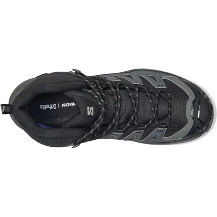 Salomon X Ultra 360 Mid GTX, Wanderschuhe mit Gore-Tex-Membran und hohem Schaft, schwarz – Bild 3