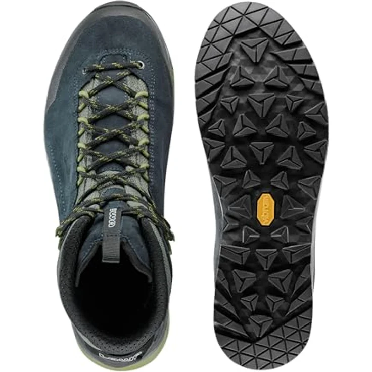 Lowa DELAGO GTX MID Herren Wanderschuhe, navy/farn, GORE-TEX Membran, robuste Lederoberfläche, Vibram®-Außensohle, Schuhweite normal, Größe 44 – Bild 6