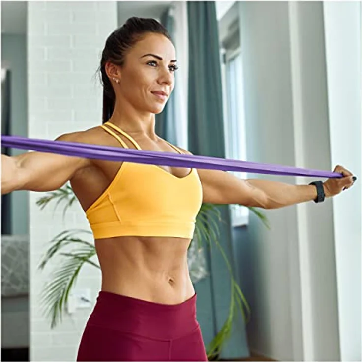Sanctband Trainingsband 5,5m Pflaume, extra stark für vielseitiges Widerstandstraining, hypoallergen und langlebig – Bild 2