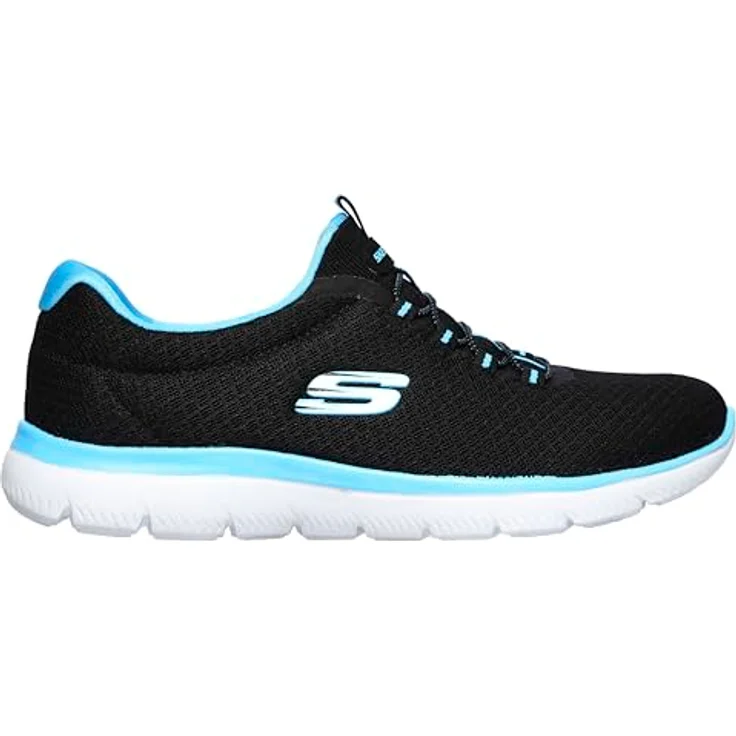 Skechers Sport Womens SUMMITS Sneakers, Laufschuhe für aktive Frauen, schwarz – Bild 6