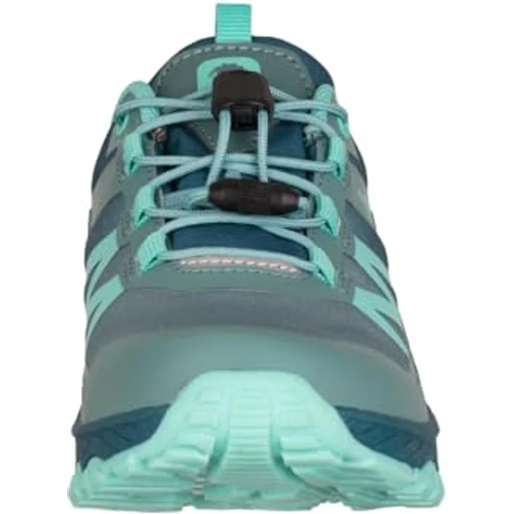 Trollkids Sirdal Wanderschuhe, wasserdichtes Softshell-Material, griffige Sohle, blau, EU 34 Kinder – Bild 4