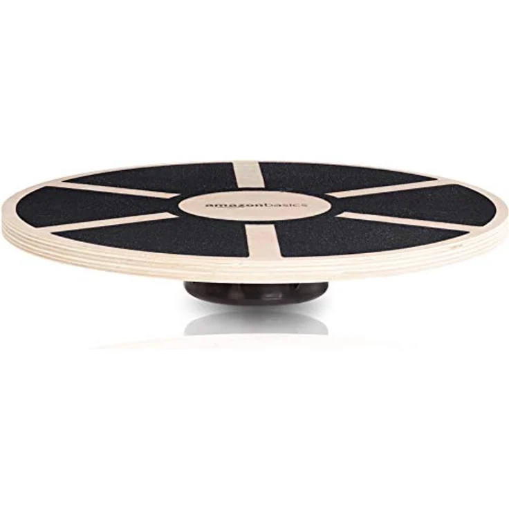 Amazon Basics Balancebrett aus Holz, Schwarz – Bild 2