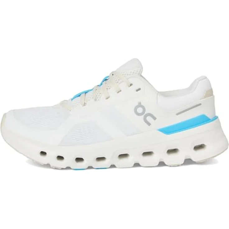 On Cloudrunner 2, Laufschuhe mit Gummisohle, gepolstertem Kragen und herausnehmbarer Innensohle, Weiß/Horizon, Größe 38.0 – Bild 4