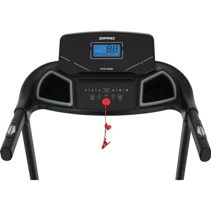 Zipro Laufband für Zuhause klappbar Colt, Walking Pad mit Lautsprecher, LCD-Anzeige, Steigung und Holder, Heimtrainer bis 110 kg und 1 PS Motor, 1-12 km/h Geschwindigkeit, 12 Programme, – Bild 5