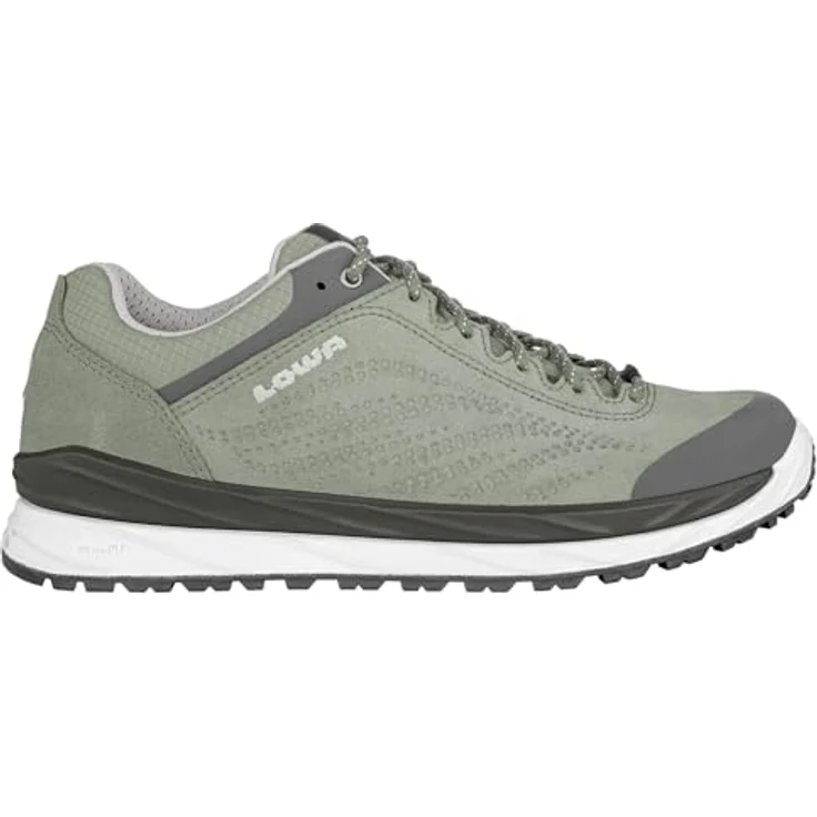 Lowa Malta GTX Lo Wanderschuhe Damen, Grün, Größe EUR 41 | UK 7, Leder/Textil, Schnürer, Gummi-Laufsohle – Bild 2