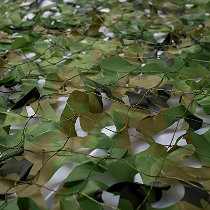 Velity Tarnnetz Camouflage, leichtes Oxford-Stoff Netz für Jagd und Camping, vielseitig einsetzbar als Sichtschutz und Deko – Bild 2