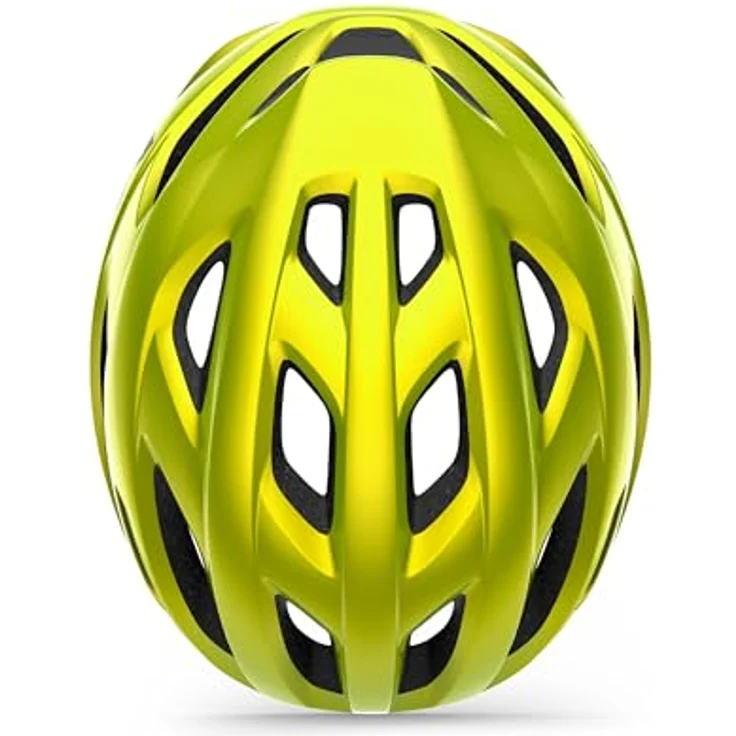 MET Idolo MIPS Fahrradhelm, Lime Yellow Metallic/Glossy, UN (52-59 cm) mit optimaler Passform und sicherem Mips-System – Bild 4