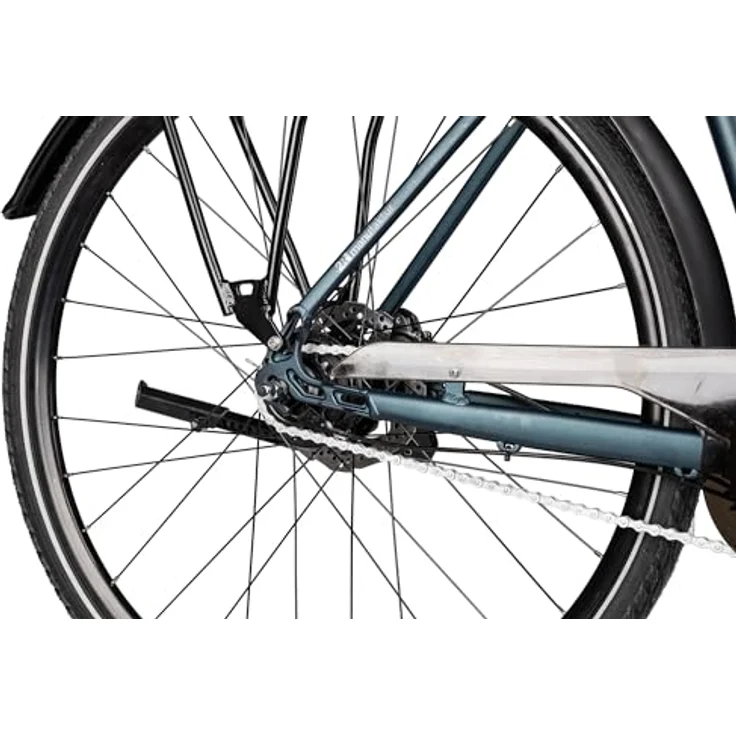 2R Manufaktur TRX ONE Wave, Damen-Citybike mit Tiefeinstieg, 28 Zoll, Dunkelblau, 56 cm, mit hydraulischen Scheibenbremsen und Federgabel – Bild 6