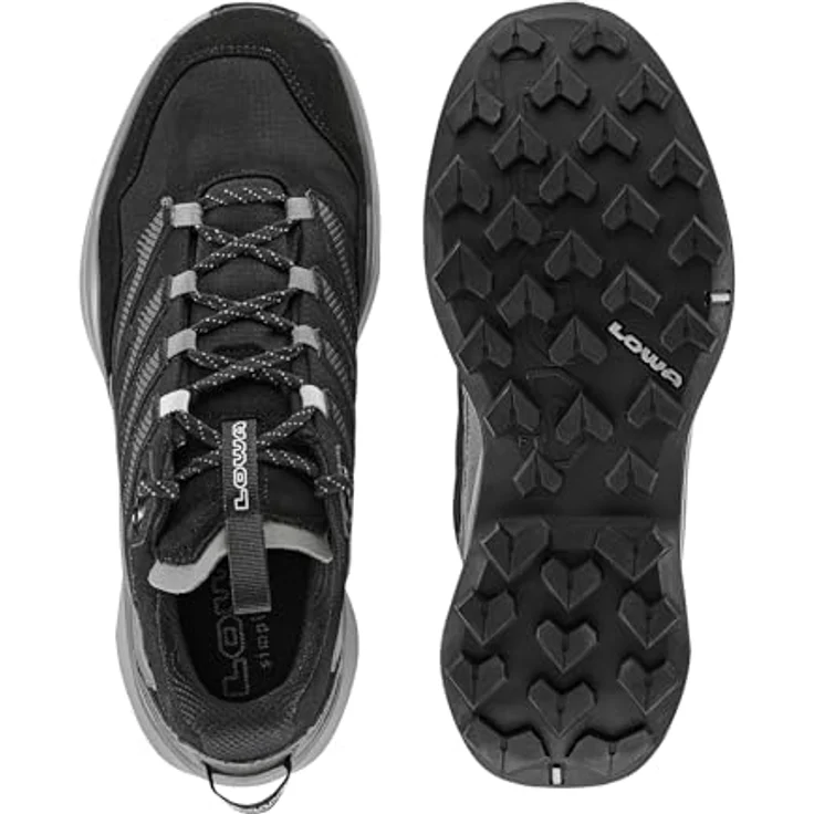 LOWA MADDOX PRO GTX LO, Outdoor-Schuhe für Herren, Wasserdicht, Atmungsaktiv, Schwarz/Grau, Ideal für schnelles Wandern und Trekking – Bild 6
