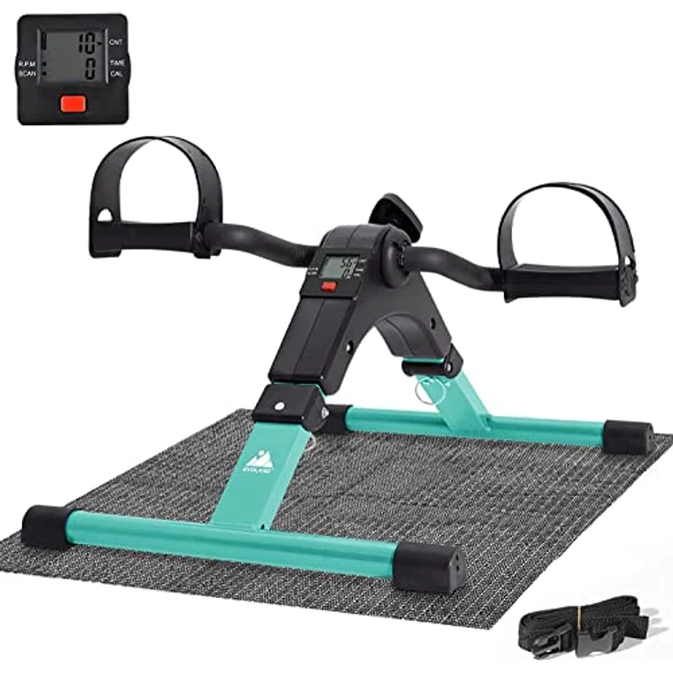 EVOLAND Mini Bike, Arm und Beintrainer Heimtrainer, Hometrainer, Fitnesstrainer, Sportgerät, Minifahrrad Bewegungstrainer Fitnessgerät für Zuhause Büro – Bild 1