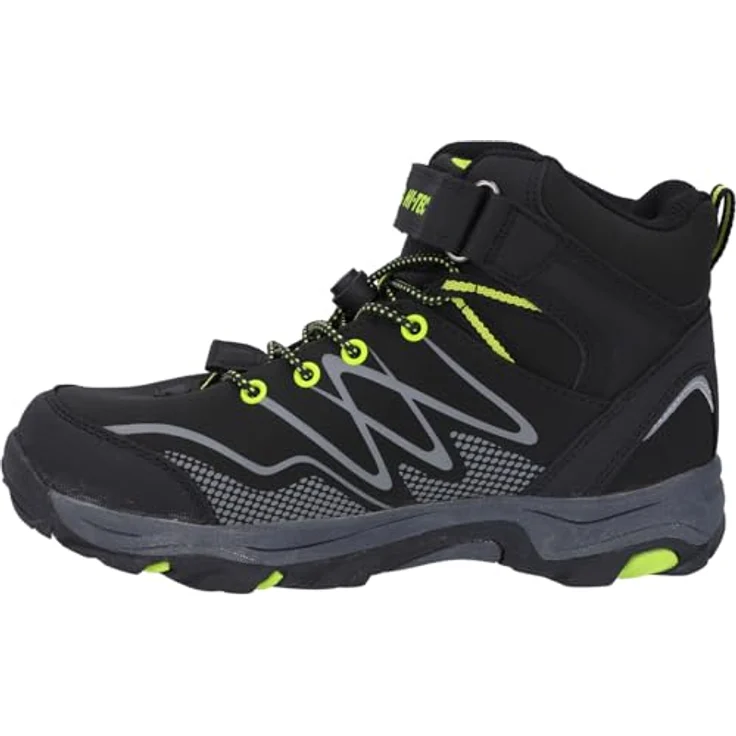 Hi-Tec Hi-Tec Blackout Mid Wp Jr, wasserdichter Outdoorschuh mit Klett-/Schnürkombination für Kinder – Bild 5