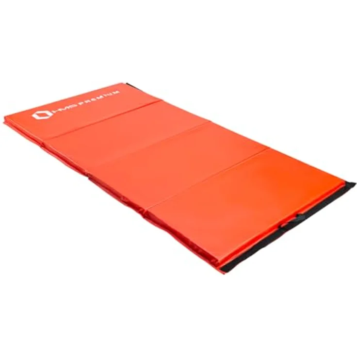 HMS Premium MGS01 Gymnastikmatte, 240 cm klappbar mit 5 cm dicker Polsterung, ideal für Yoga und Sport, rutschfest und wasserbeständig – Bild 7