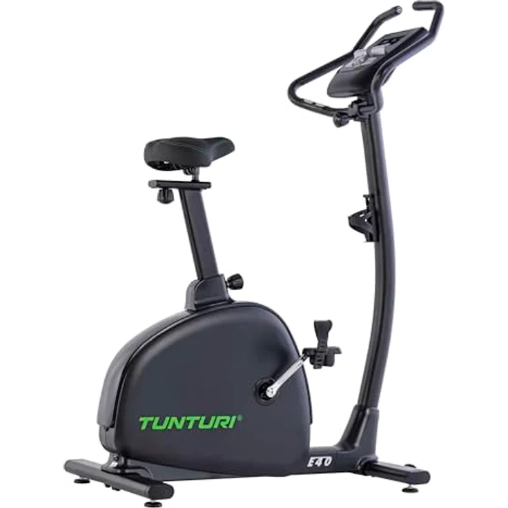 Tunturi Signature E40 Heimtrainer - Fitnessfahrrad mit 25 Trainingsprogrammen - Bluetooth - Komfort Plus Sattel - blau – Bild 1